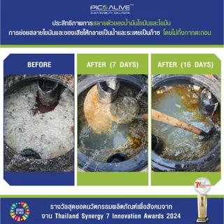 Dr.G Bio Max Odor Extra 100g. จุลินทรีย์ลดกลิ่นส้วม ย่อยสลายไขมัน ลดท่อตัน By Pico Alive