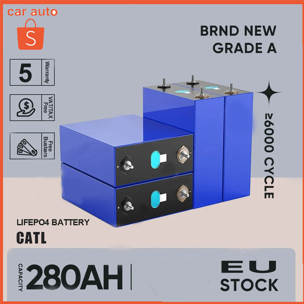 CATL 280ah ลิเธียม​ แบตเตอรี่ลิเธียมเหล็กฟอสเฟตเดี่ยวขนาดใหญ่ LiFePO4 3.2V UPS​ Battery