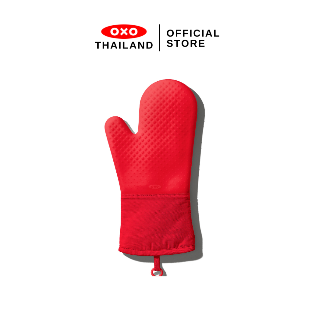 OXO ถุงมือซิลิโคนกันร้อน สีแดง 1 ชิ้น l Silicone Oven Mitt Red ของแท้ 100%