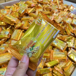 (โปร 3 ก้อน) สบู่ขิงน้ำผึ้ง สบู่ขิง Herb Skin Soap สบู่สมุนไพร ขิงกระชาย ผสมน้ำผึ้ง 80g.