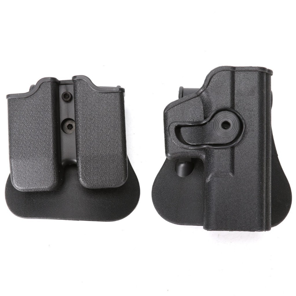 ซองแมกกาซีนคู่ 9 มม สําหรับ Glock 17 Beretta M9 M92 Hung 9 มม 40 Mag