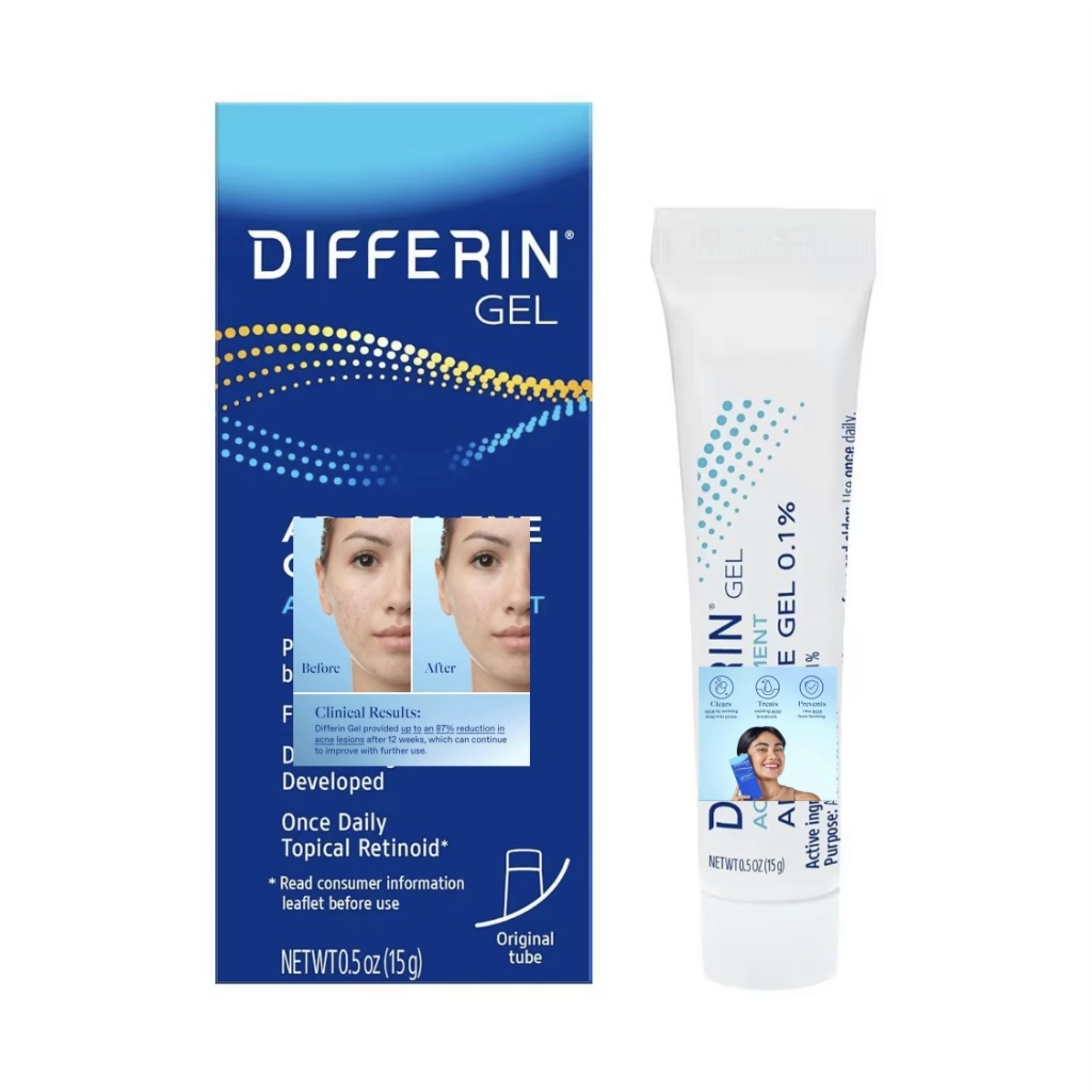 【Differin】 Acne Treatment Gel Retinoid Treatment for Gentle Skin Care for Acne Prone Sensitive Skin