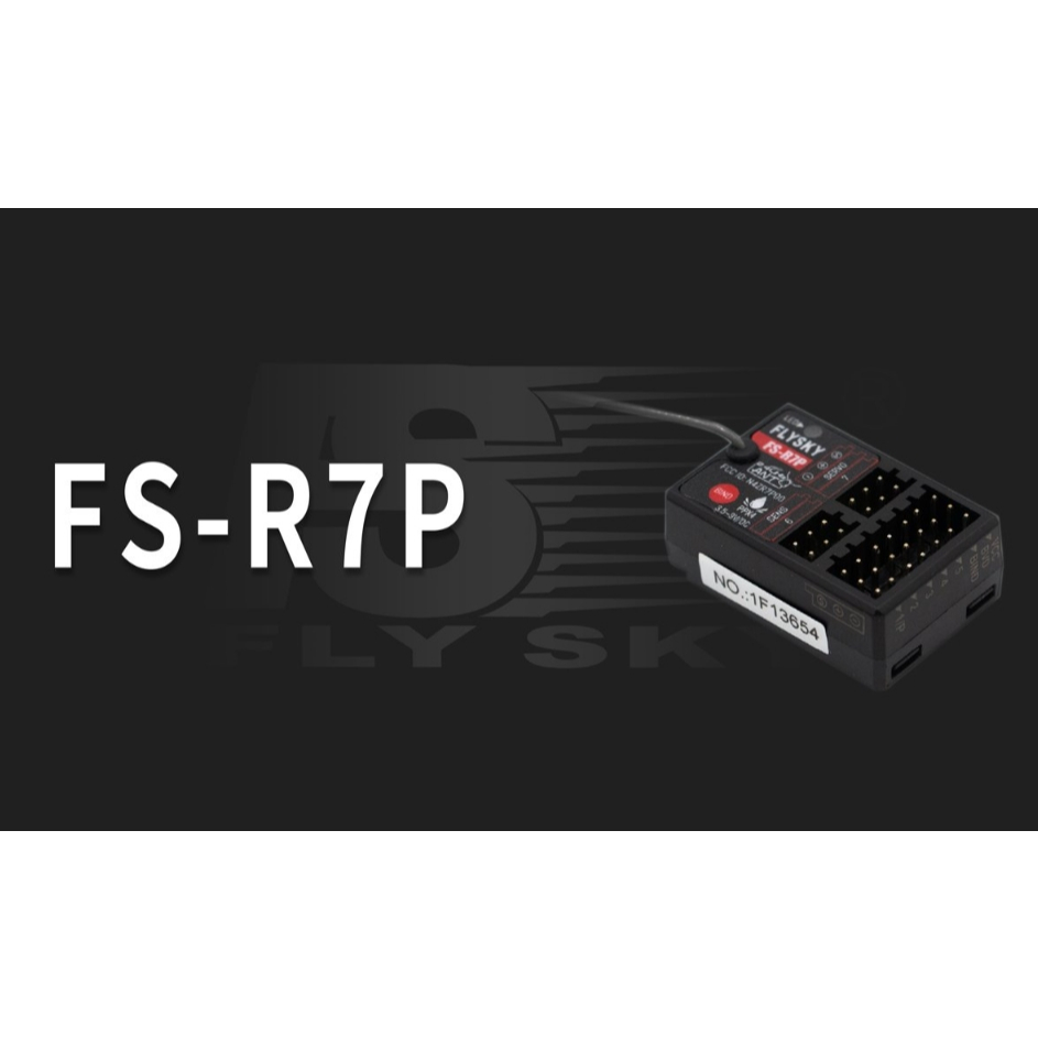 [รีซีฟ] Flysky FS-R7P  Receiver, 7CH 2.4Ghz RC Radio Receiver ANT Protocol PWM Output RSSI for Flysk
