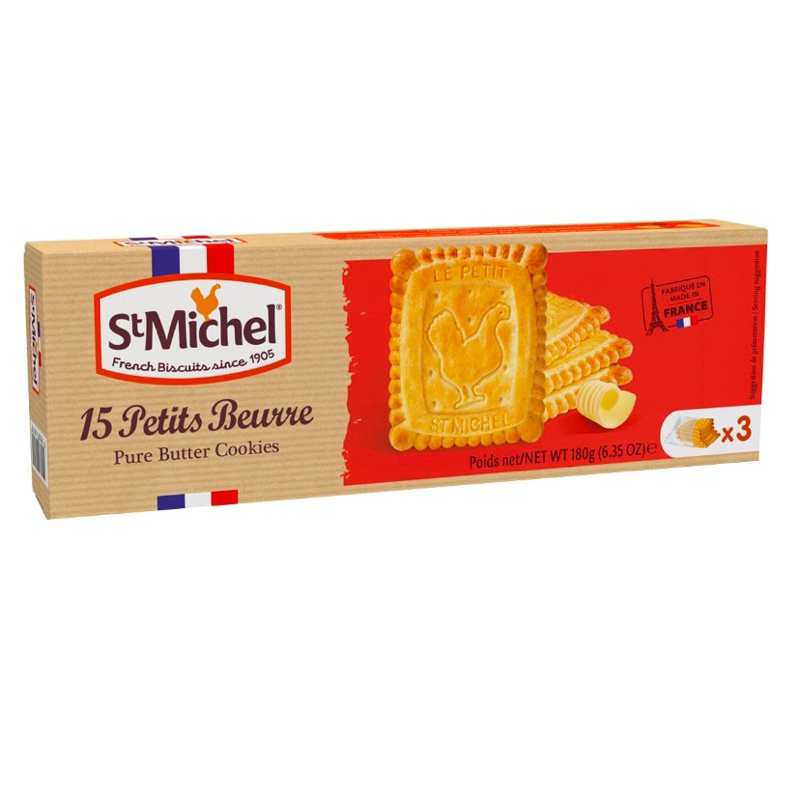 ST.MICHEL PETITS BEURRE PUR BUTTER COOKIES 180g.