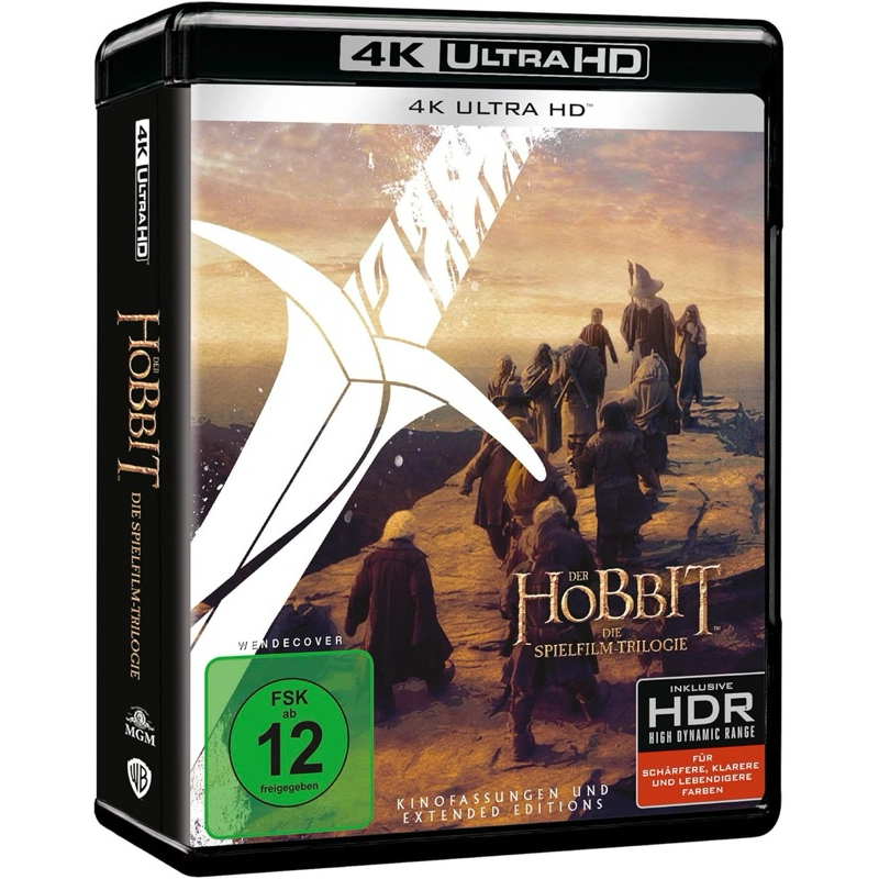 [พร้อมส่ง] The Hobbit: The Motion Picture Trilogy (3ภาค)(4K+Blu-ray แผ่นแท้)