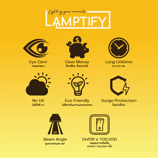 หลอดไฟ LED ขั้ว GU10 7W Daylight Warmwhite หลอดแอลอีดี สว่างใช้งานง่าย
