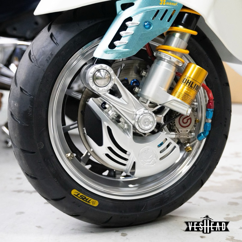ดักลม TR Factory V1 สำหรับ Vespa Sprint / Primavera / GTS / GTV / S125 / LX125 อลูมิเนียม CNC เวสป้า