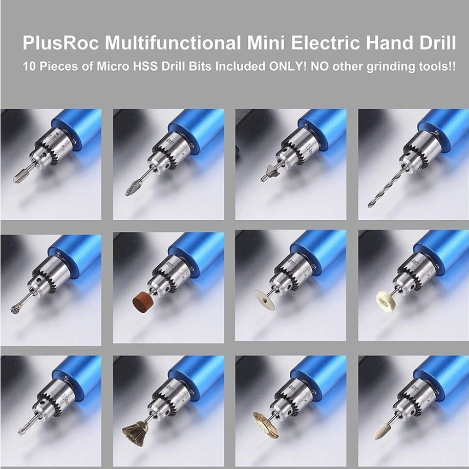 【COD】เครื่องเจียร์ mini สว่านจิ๋วไฟฟ้า 12V-24V 13000RPM ขัด แกะสลัก กำจัดสนิม เจาะ ตัด เครื่องเดียวก็พอ - รูปที่ 2