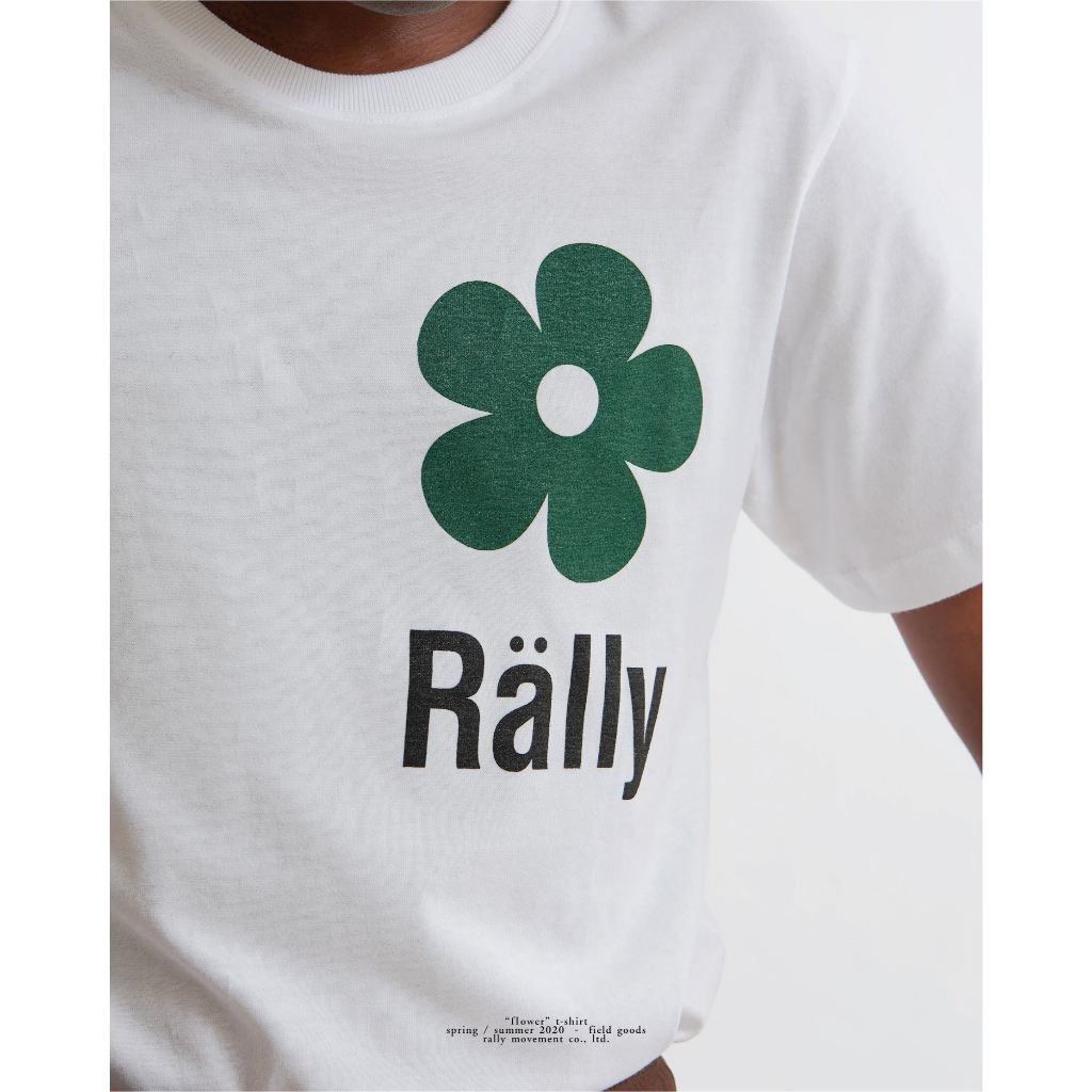 RALLY Flower Tee - เสื้อยืดสกรีนลายดอกไม้ (มีให้เลือก 5 สี) รูปที่ 5