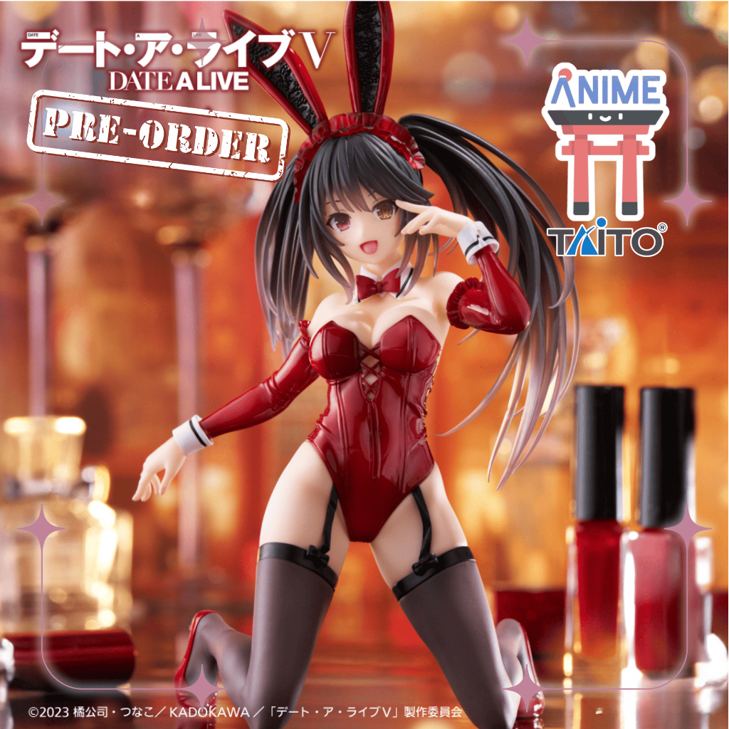 [จองล่วงหน้า] Date A Live V - Tokisaki Kurumi - Desktop Cute - Bunny ver. Figure (Taito) ฟิกเกอร์ โท