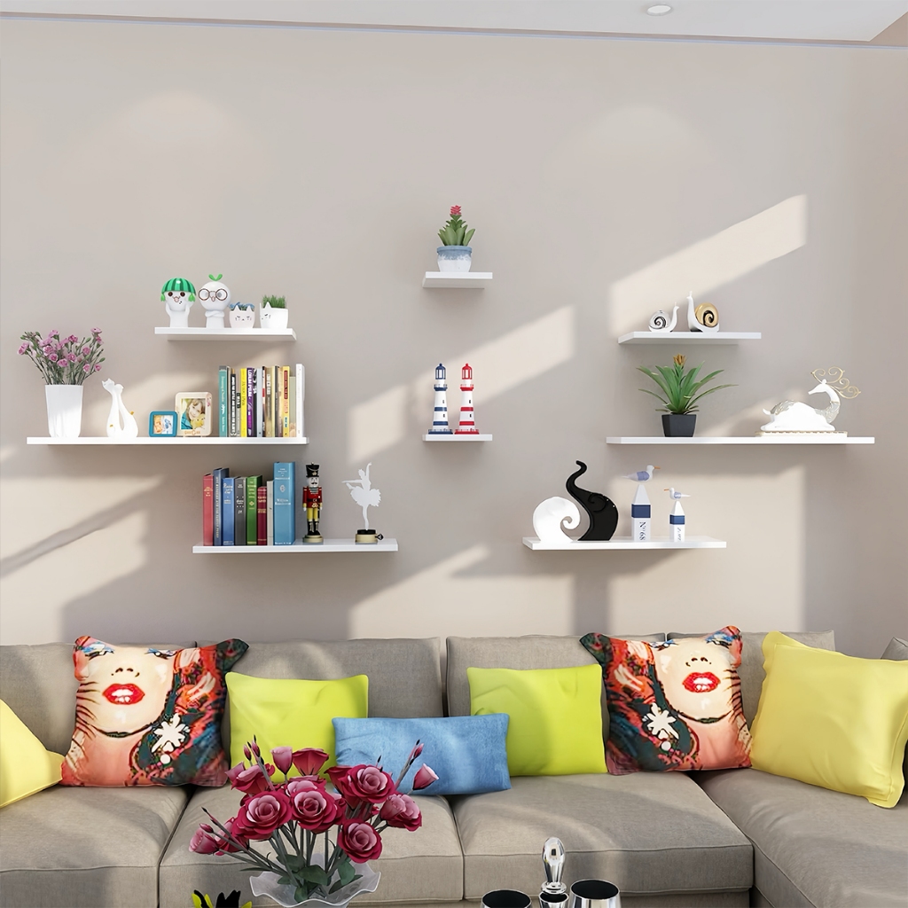 HT ชั้นวางของติดผนัง 1 ชุด 4ชิ้น (YF-1124)