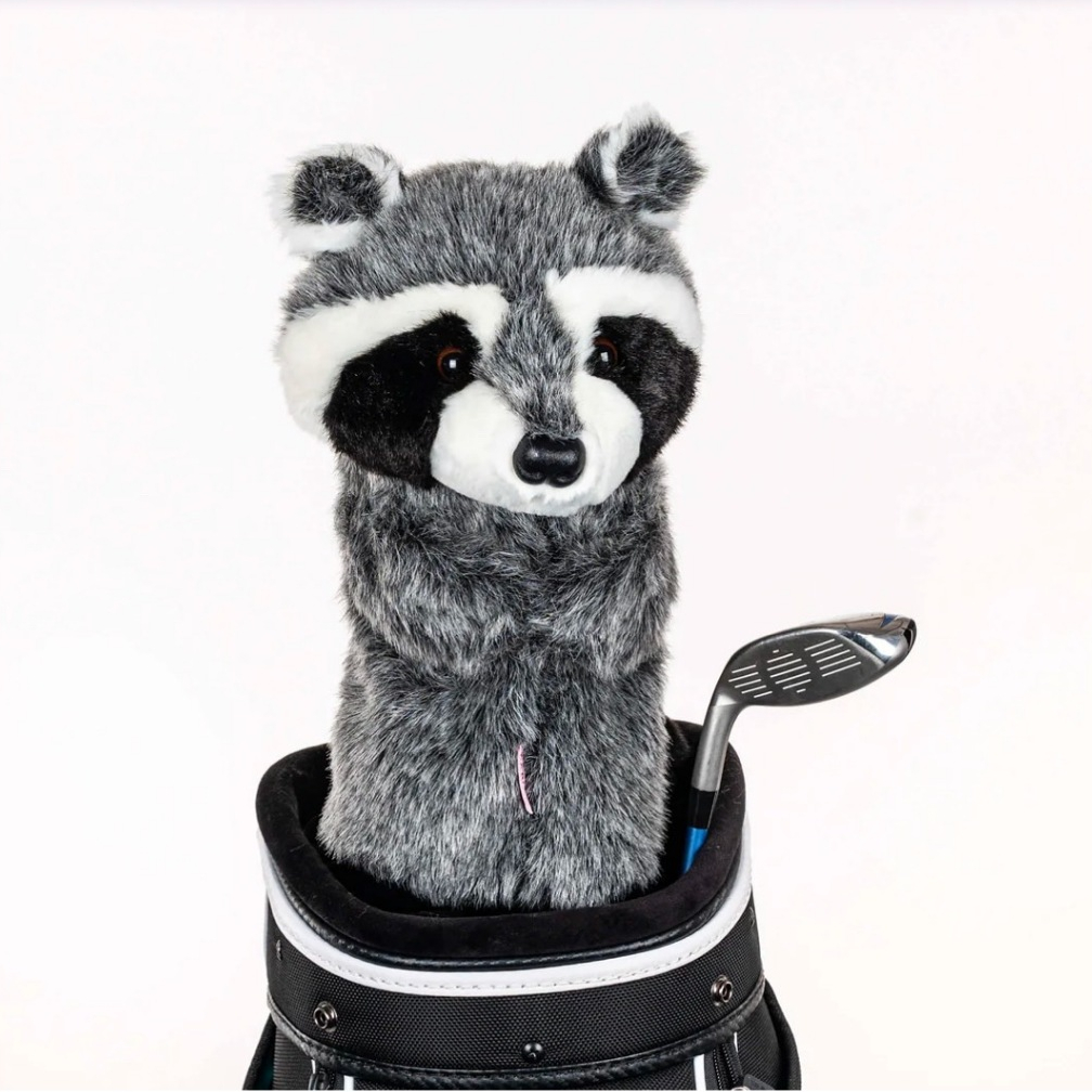 DAPHNE'S HEADCOVER Golf Head Cover For Driver "RACCOON" ปลอกคลุมหัวไม้กอล์ฟ สินค้าลิขสิทธิ์แท้
