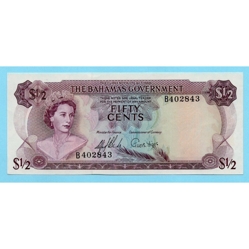 Bahamas ,50 Cents 1965