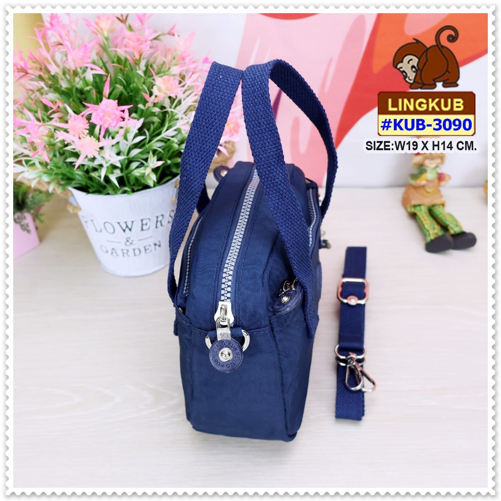 กระเป๋าใบเล็กถือได้ มีสายสะพาย รุ่น KUB-3090 ยี่ห้อ LING KUB #มีปลายทาง #กระเป๋าถือ #กระเป๋าสะพาย