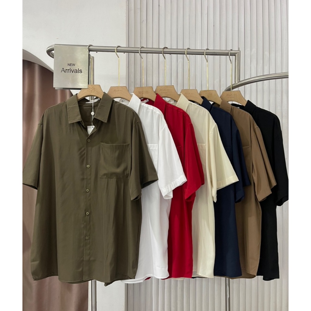 เสื้อเชิ้ตผู้ชายทรงคลาสสิก รุ่น N007 เพิ่มสไตล์ให้ดูดีในทุกโอกาสด้วยเสื้อเชิ้ตแขนสั้นท