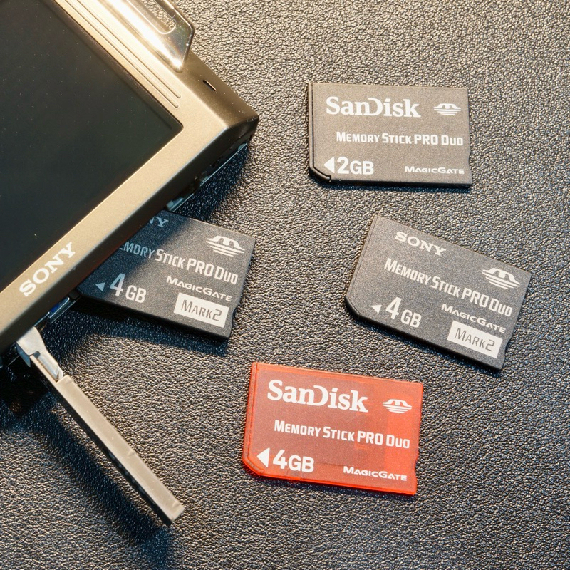 Sony Memory Stick Duo ใช้กับ PSP / Cybershot / Sony Handycam แท้ พร้อมใช้งาน