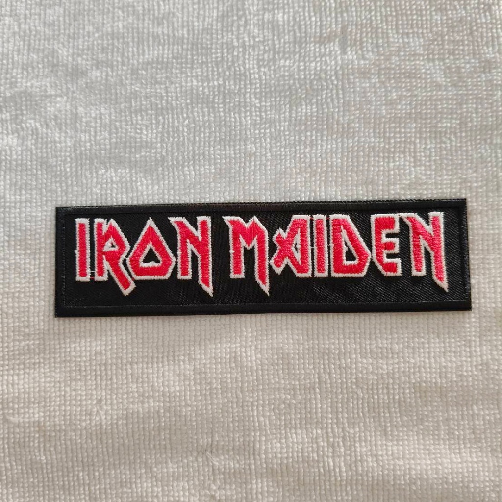 อาร์ม ตัวรีด อาร์มติดเสื้อ วงดนตรี เฮฟวี่ เมทัล Iron Maiden Iron on Patch ไอรอน ไมเด้น ตกแต่งเสื้อผ้