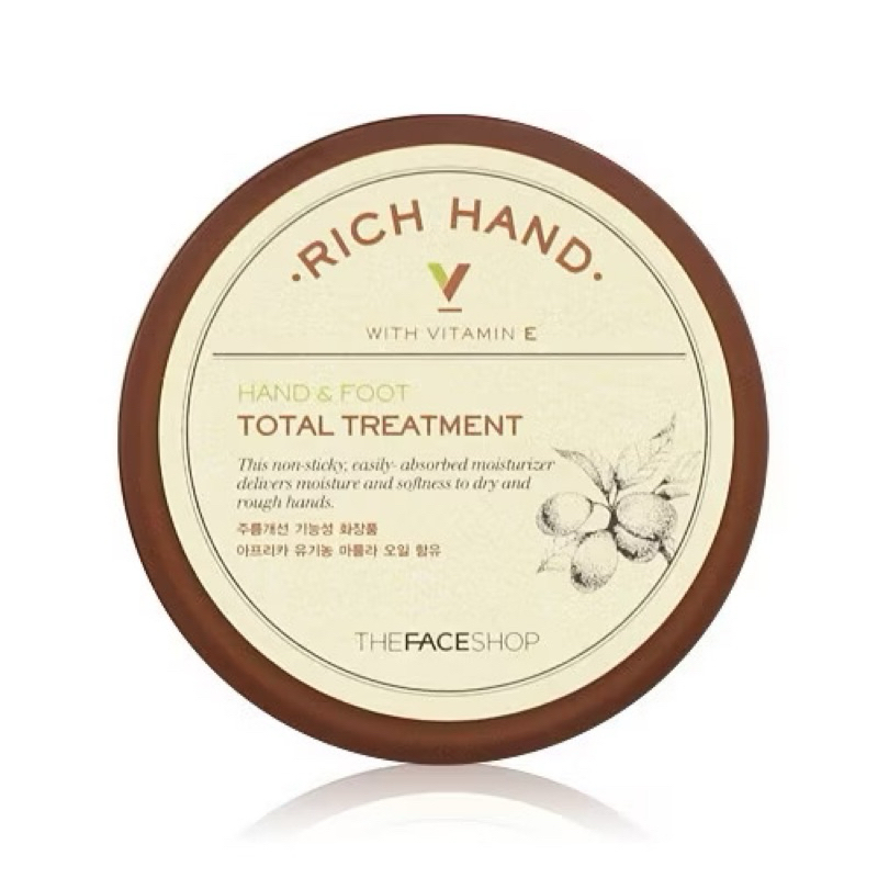 THE FACE SHOP RICH HAND V HAND & FOOT TOTAL TREATMENT