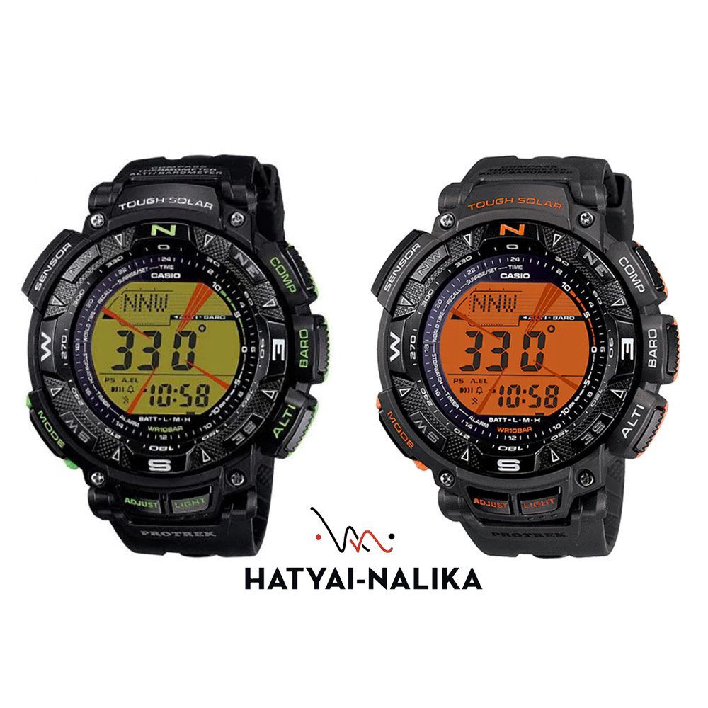 🔥ของแท้🔥 นาฬิกาผู้ชาย CASIO PRO TREK DUAL-LAYER รุ่น PRG-240,PRG-240-1B,PRG-240-8