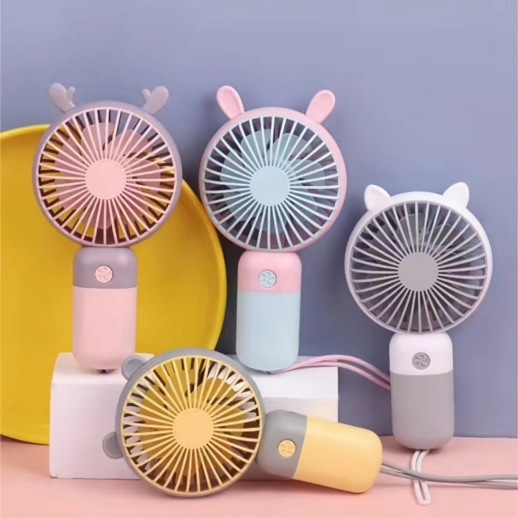 สินค้ามีพร้อมส่ง พัดลมพกพากลางแจ้ง พัดลมตั้งโต๊ะ พัดลมเด็ก ลายแฟชั่น พัดลมชาร์จแบต ลายการ์ตูนมินิ