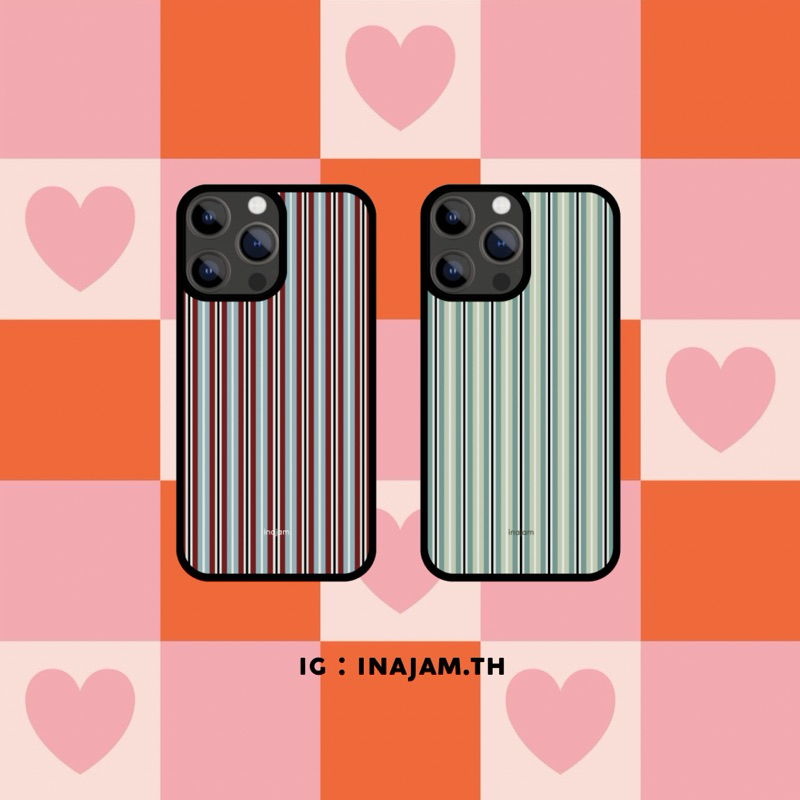เคสไอโฟนแบรนด์ Inajam Collection Greenwood & Brownwood