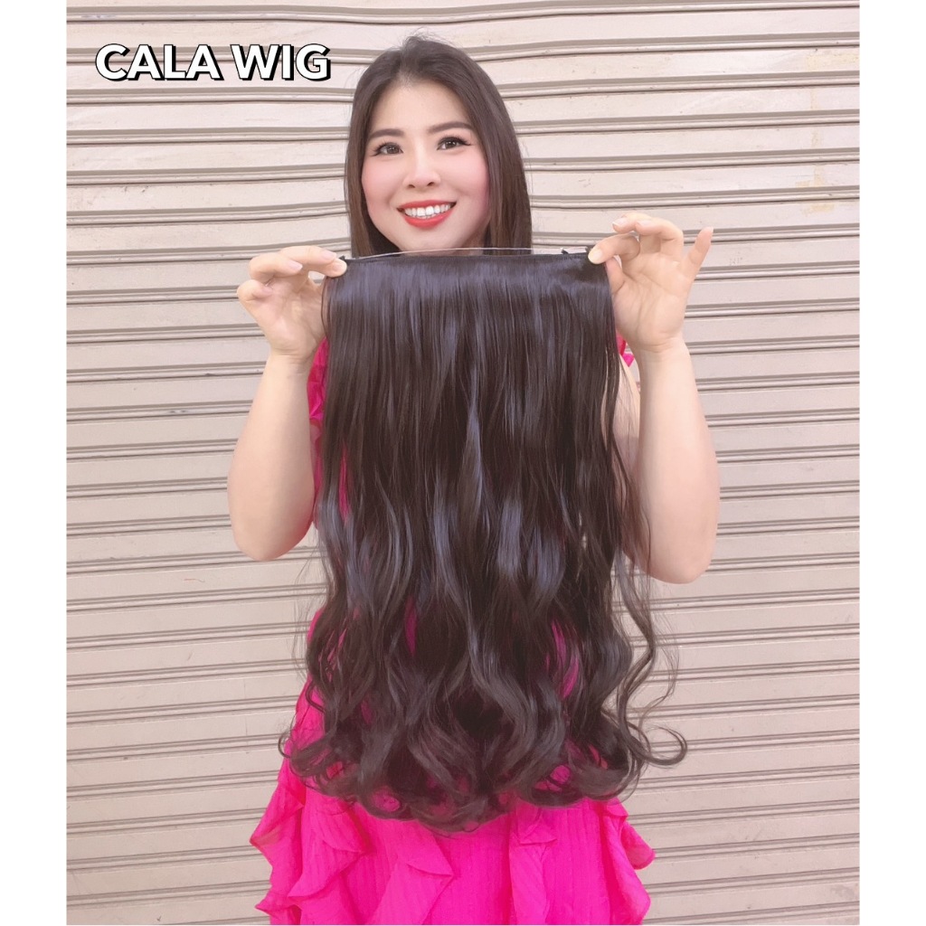 แฮร์พีช แฮร์พีชสายคาด แฮร์พีชสายคาดแบบ ผมลอนยาว กว้าง26Cm ผมยาว 50Cm ผมหนาพิเศษน้ำหนัก150 กรัม - รูปที่ 2