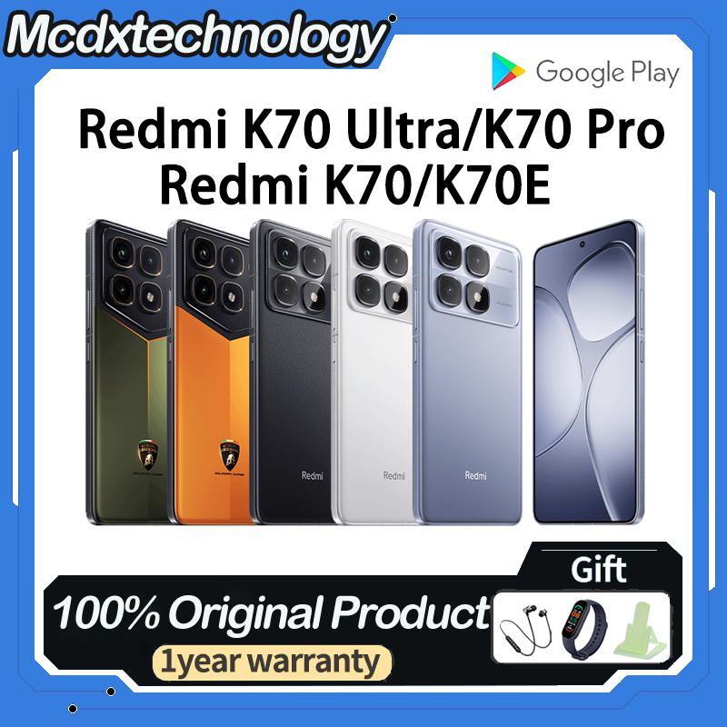Redmi K70 Ultra Dimensity 9300+ Redmi K70 Redmi K70 Pro Snapdragon 8 Gen 3 Redmi K70E 120W Fast charging Redmi Phone
