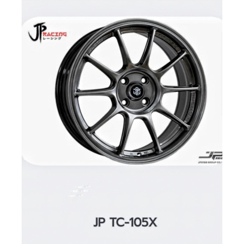 ล้อ JP TC-105X 17x7.5 ET+35 PCD 4รู100 (งานJP Racing)