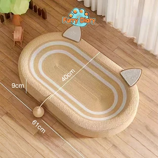【Big Sale】ลับเล็บแมว 3 in 1 ของเล่นแมว ขนาดใหญ่พิเศษ 61 cm ทนทานต่อการสึกหรอ ของเล่นแมว