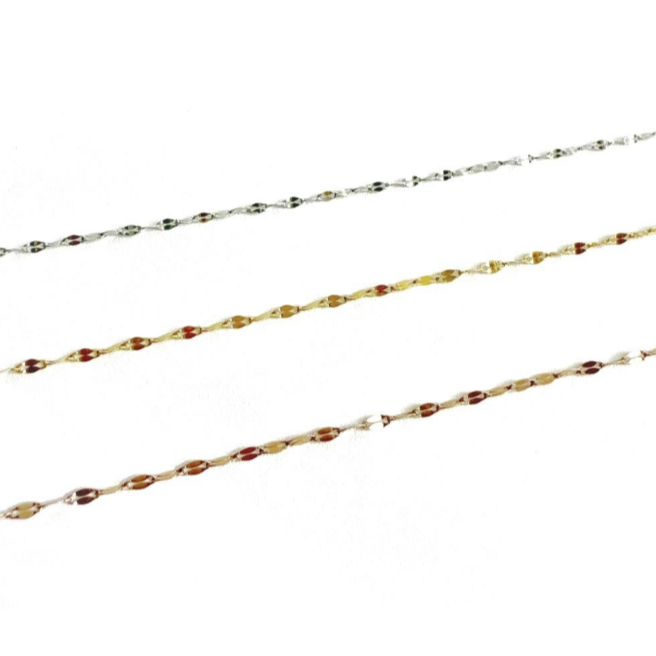 Kera 14k bracelet. (ข้อมือสแตนเลสแบบบาง ใส่ลุยได้สบายๆไม่ต้องระวัง ไม่ลอกไม่ดำ)