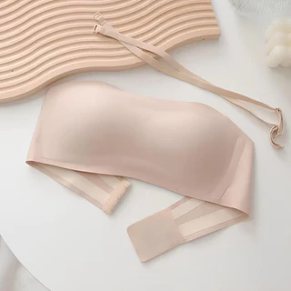 B220👙✨เสื้อชั้นในไร้โครง ฟองนํ้าบาง สวมใส่สบาย เนื้อผ้านุ่มสบาย✨