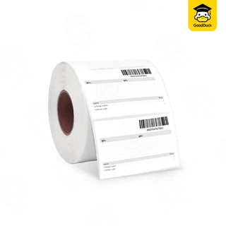 สติ๊กเกอร์ความร้อน ใบปะหน้า 100x150 100x75 100x100mm กระดาษสติ๊กเกอร์ความร้อน ไม่ใช้หมึก เลเบล