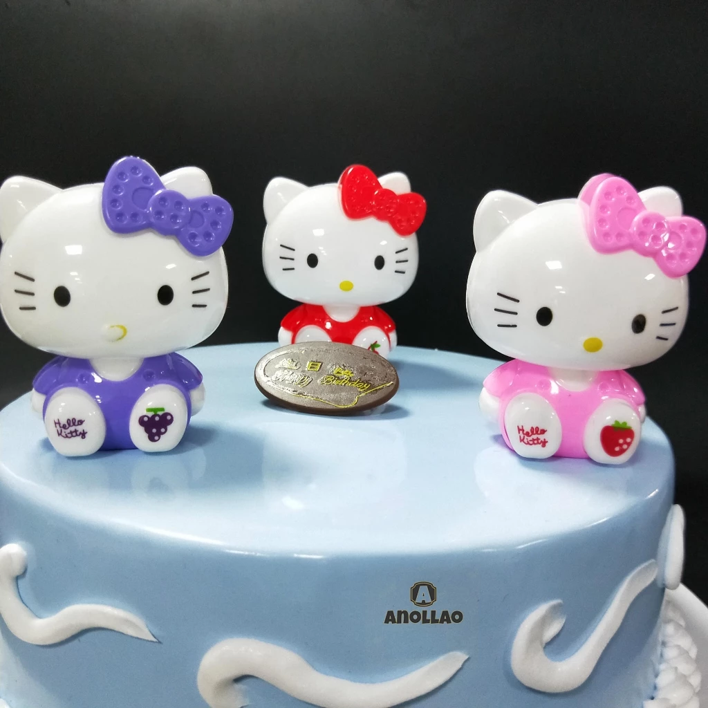 ปลั๊กอินเค้กซีรีส์ น่ารัก Kuromi KT Pacha ปลั๊กอิน ลายคุโรมิน่ารัก สําหรับตกแต่งเค้กวันเกิดเด็กผู้หญิง