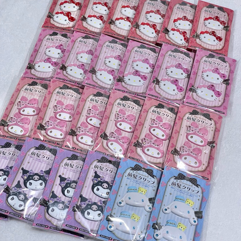 [SANRIO] พร้อมส่ง กิ๊บติดผม Sanrio ซานริโอ้ ของแท้ คอลเพชรน้อย คอลใหม่ ‼️รบกวนอ่านรายละเอียดสินค้า ก่อนสั่งซื้อ‼️