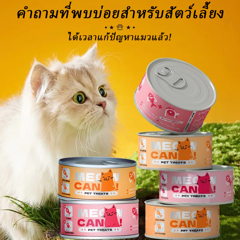 อาหารเปียกแมว ซุปแมว กระป๋อง 85g บำรุงสุขภาพ หลายรส thumbnail 5