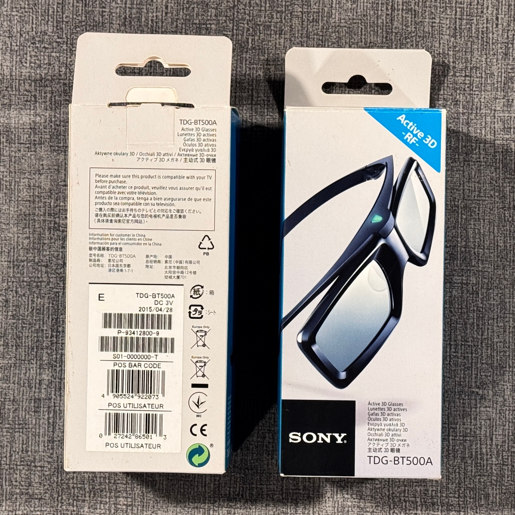 [มือสอง] แว่น Sony Active 3D Glasses สำหรับ Sony Android TV (TDG-BT500A) [1คู่] [ส่งฟรี] [ประกันใจ 1