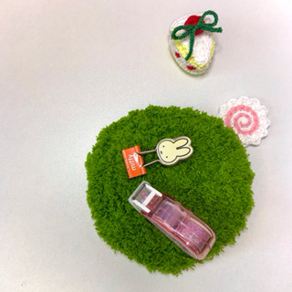 แผ่นรองแก้วไหมพรม แผ่นรองฟิกเกอร์ หญ้านุ่มนิ่ม  ꒰ Glass coas…