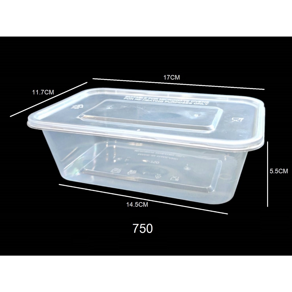 กล่องอาหาร  ยกลัง 300ชุด กล่องพร้อมฝา ทนร้อน เข้าไมโครเวฟได้