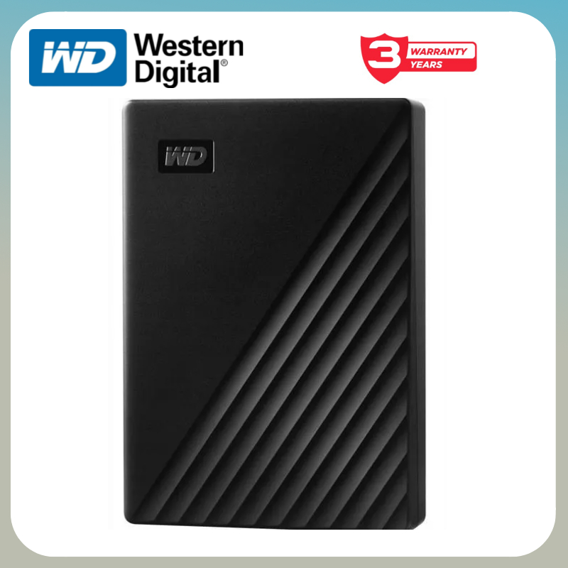 WD USB3.2Gen1 4TB/2TB/1TB Western Digital HDD External Harddisk ฮาร์ดดิสพกพา รุ่น My Passport ความจุ