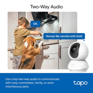 กล้องวงจรปิด WiFi หมุนได้ TP-Link Tapo C230 3K 5MP AI Detection Motion Tracking ดูผ่านมือถือ