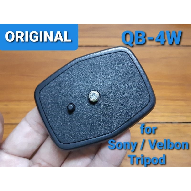 ORIGINAL Quick Release Plate QB-4W for Sony / Velbon Tripod