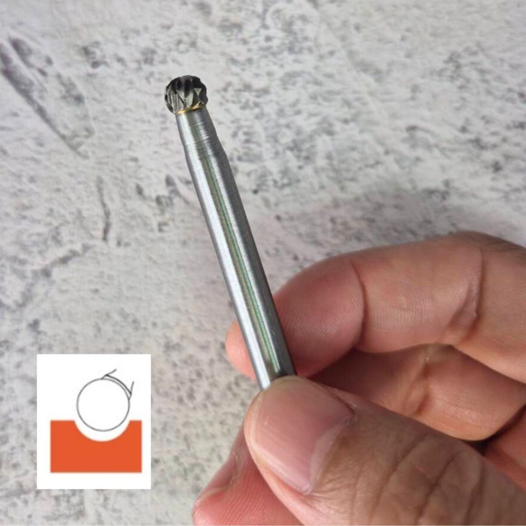 เหล็กเจียร ดอกเจียรคาร์ไบด์ ดอกกัดเหล็ก  แกน 6 มิล 5 ตัวชุด - รูปที่ 6