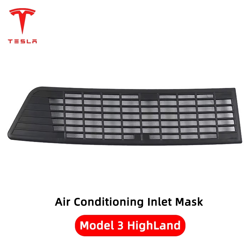 🚚จัดส่งจากไทย🚚ฝาครอบป้องกันฝุ่นสำหรับช่องระบายอากาศเข้าสำหรับTesla Model 3 Highland ปี2024-2025 ป้องกันฝุ่นและสิ่งสกปรก
