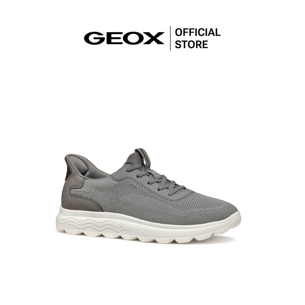 GEOX รองเท้าผ้าใบผู้ชาย รุ่น U SPHERICA PLUS - DK GREY SS25 (U55MPAC9002M_S5GYXX)