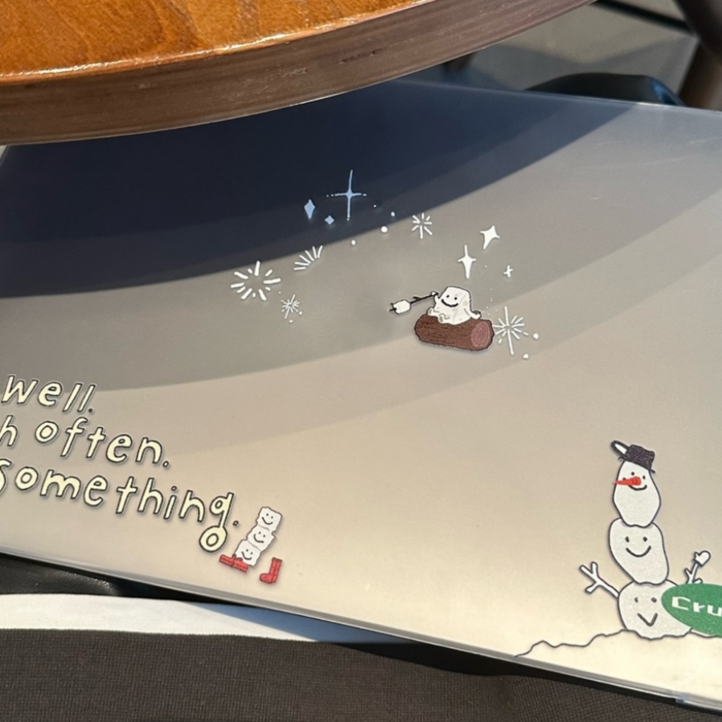 Shesell พร้อมส่ง✨เคส macbook(ผิวด้าน)มาร์ชเมลโลว์ปิ้ง M2/M3 Air13/Pro13นิ้ว เคสสำหรับแมคบุ๊คใส A3240
