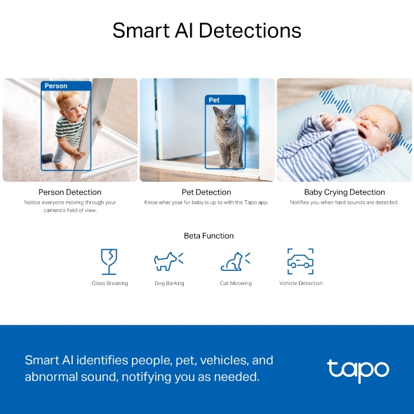 ⚡️กล้องวงจรปิดไวไฟ⚡️TP-Link (Tapo C230) 3K 5MP Pan/Tilt AI Home Security Wi-Fi Camera Two-Way Audio มี AI ตรวจจับ คมชัด
