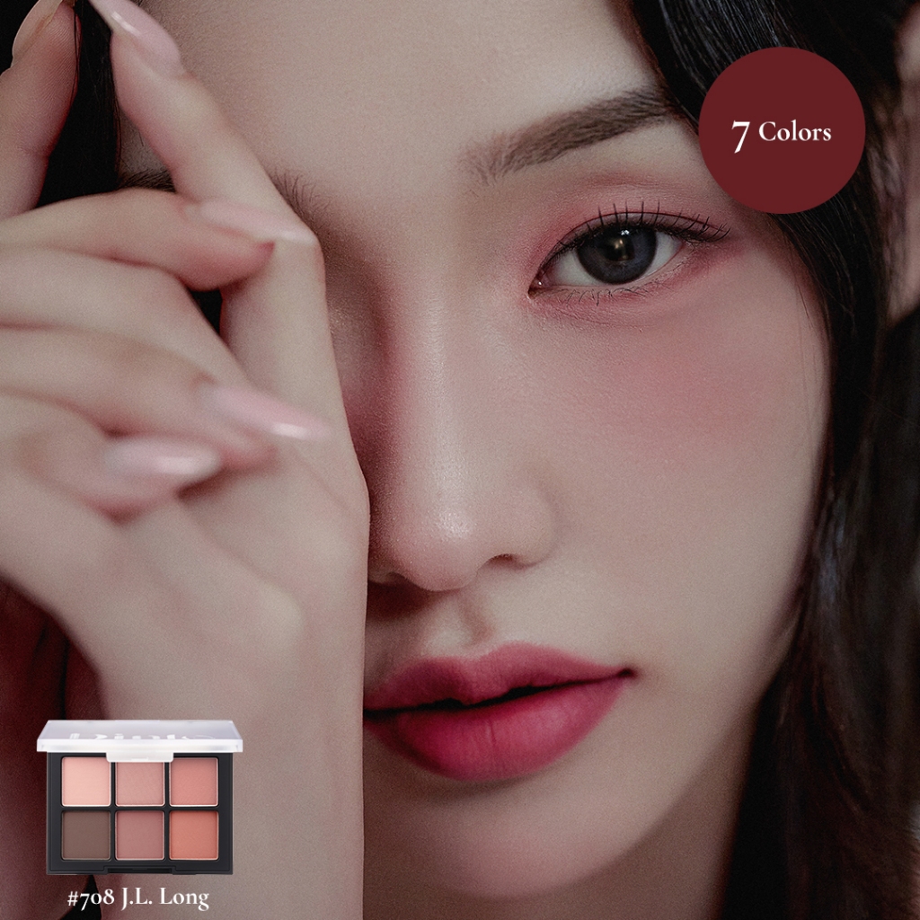 Dinto: Blur-Finish Shadow พาเลตตา 6 หลุม [Official Store]