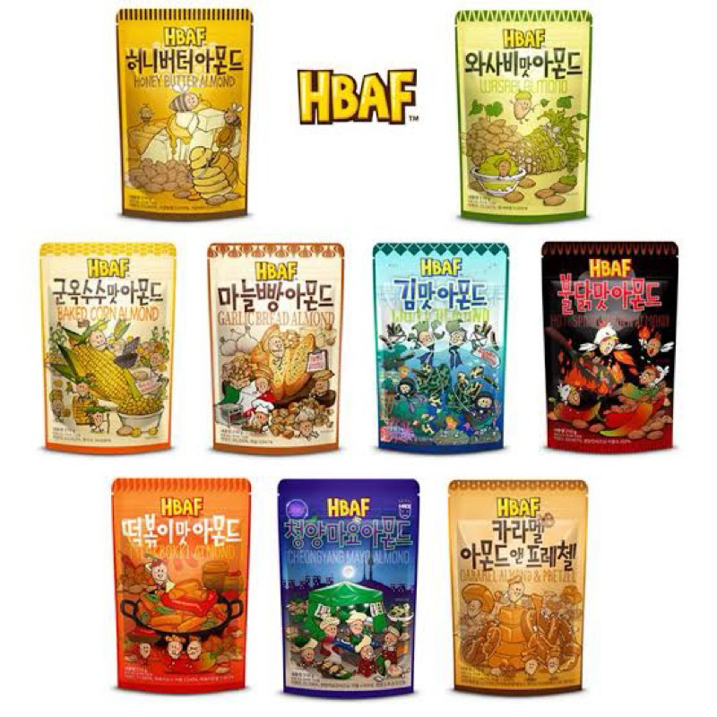 🌰 아몬드 อัลมอนด์ปรุงรส🌰HBAF Almond Korea Tom’s farm