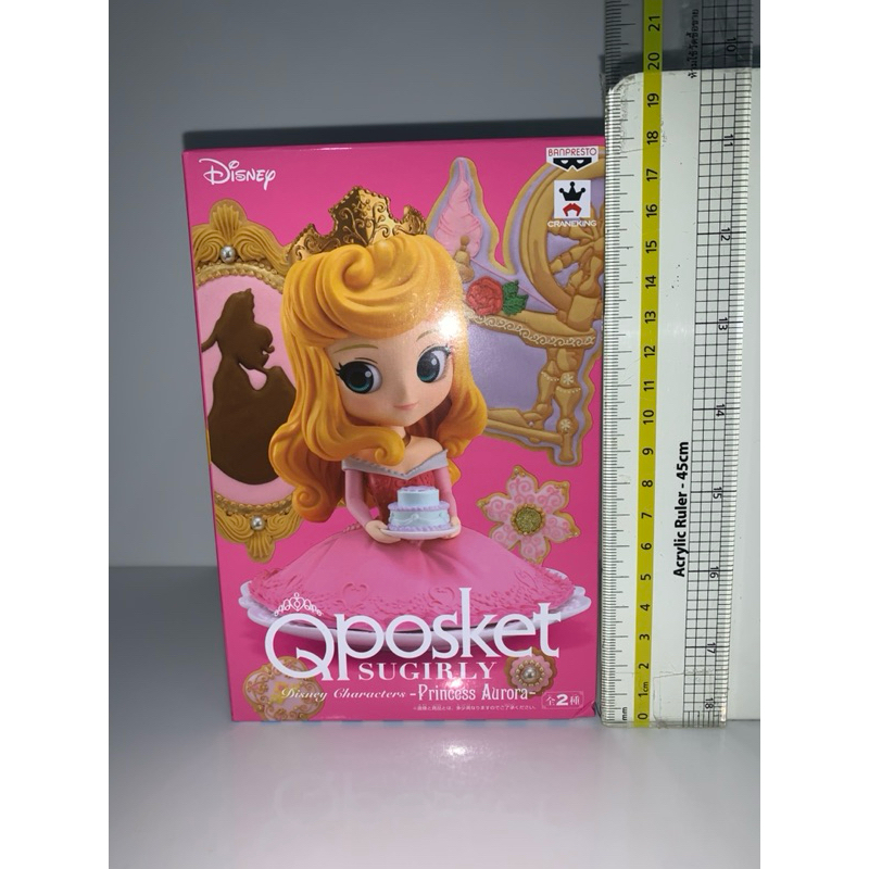 Qposket Sugirly Disney Characters - Princess Aurora (A)  แท้ มือ 1 มุมกล่องบุบ
