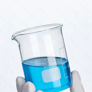 บีกเกอร์แก้ว Glass Beaker บีกเกอร์ทรงเตี้ย Low Form